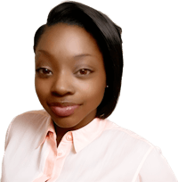 a young woman in a pink shirt posing for a photo